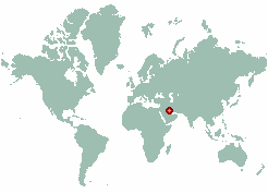Kuwait International Airport in world map